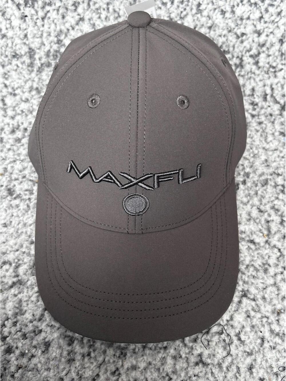 NWT Maxfli Tech Cap Charcoal Grey Golf Hat Strap Back One Size Fits Most New